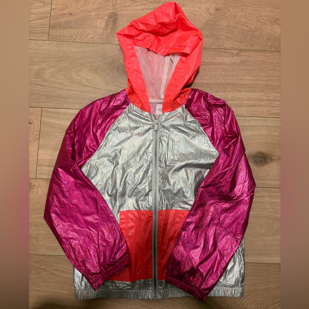 More Than Magic Pink Metallic Girl Hoodie size L 10/12